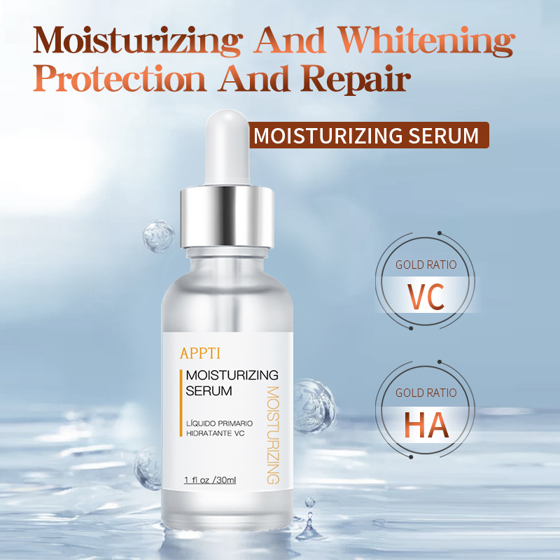 Großhandel weibliche Hyaluronsäure Serum Whitening und feuchtigkeitsspendende Hautpflege Vitamin C Serum