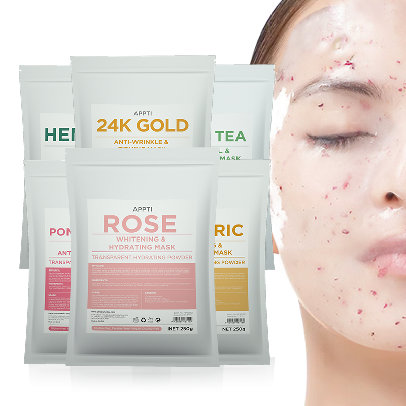 Spa-Gesicht Anti Aging Rose Hydro Gelee Pulver Maske Rose Gelee Maske Großhandel Für Frau