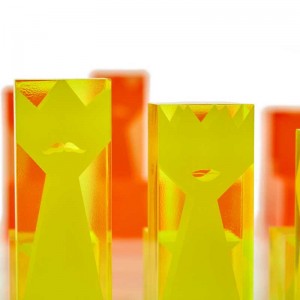 Heißer Verkauf Kinder und Erwachsene Acrylschach-Set