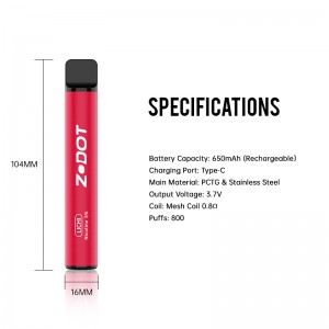 800 Puffs Einweg-Vape-Stift