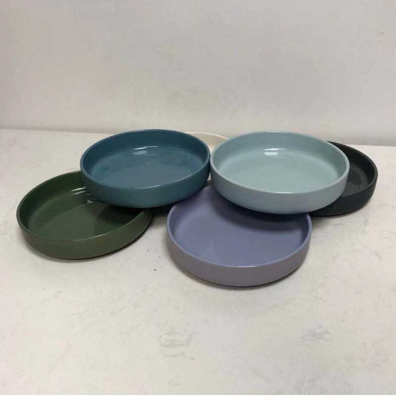 Heißer Verkauf Keramik Steinzeug Pasta Shallow Schüsseln Set