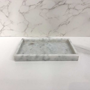 Großhandel Echte Marmor Badezimmerzubehör Toilettenbürstenhalter Set