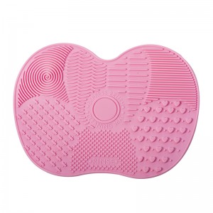 Kundenspezifische weiche Kosmetik-Silikon-Reinigungskissen, Make-up-Pinselreiniger