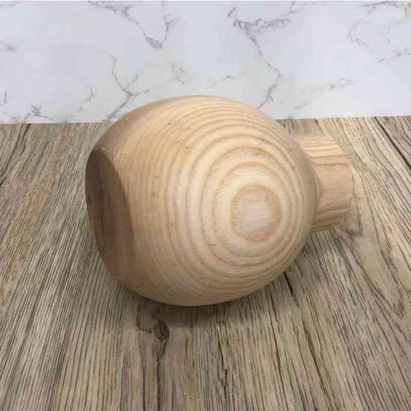 Home Dekorative handgemachte Naturholz-schöne Vase