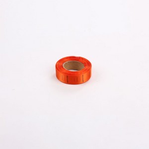 Buntes gewebte Bekleidungsetikett