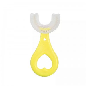 Fabrikversorgung, manuelle Zahnbürste für Kinder, Silikon U-Form-Oralpflege-Reinigungsbürste, Babyzahnreiniger