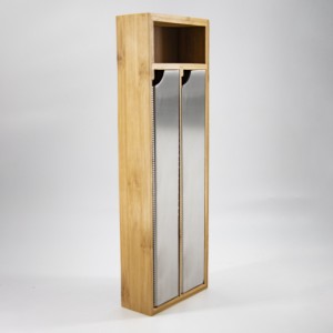 Natürlicher Bambusfolien-Schubladen-Organizer-Set