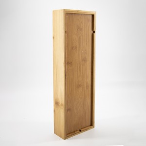 Natürliche Bambus-Strecke-Schublade organisiertes Set