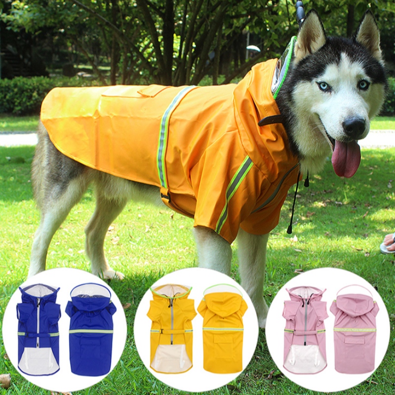 China Source Factory 2022 Neue Upgrade Hund Regen Mantel Hund Wasserdichte Anzug Hund Kleidung