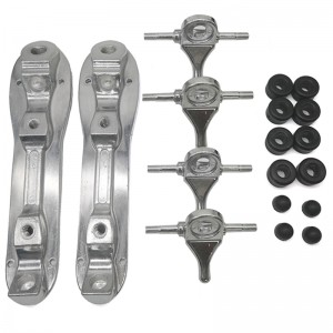 Fabrik Großhandel Versorgungswalze Skate Platte Hohe Festigkeit Roller Skate Platten Aluminium