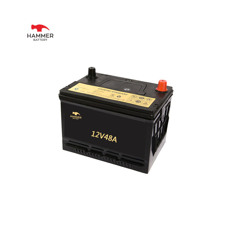 Autobatterie 12V48A.