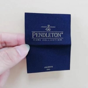 Kundenspezifische Kragen-Label-Waschetiketten-Label-Label-kundenspezifisches Kleidungskragen-Etiketten-Tuch-Label-kundenspezifisches Waschmarke Weaving Mark-Label