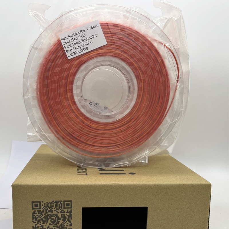 Pinrui Hohe Qualität Rot-Gold-Regenbogen 1.75mm 3D-Drucker-PLA-Filament