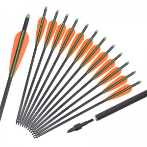 ELONRARROW 16/17/18/20/22INCHES Bogenschießen Armbrüste Jagd Kohlenstoffpfahl Bolzen