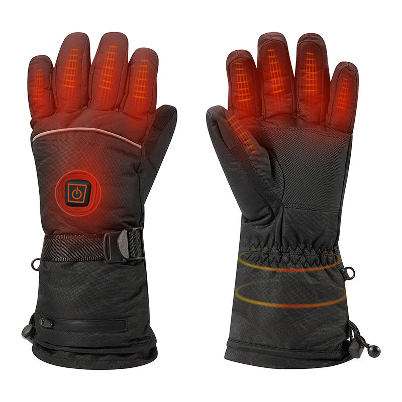 Unisex Batterie beheizte Handschuhe, elektrische beheizte wiederaufladbare Handschuhe für das Wintermotorrad