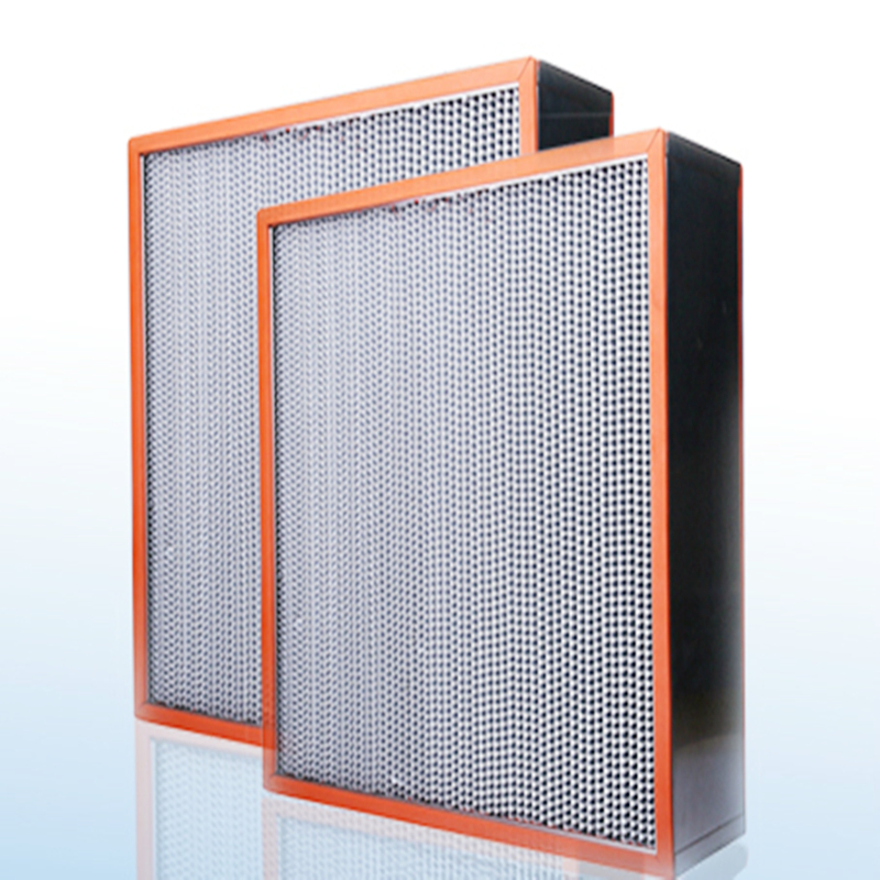 High Temp Sauberer Raum HEPA HVAC-Luftfilter H13 Galvanized Steel-Rahmen