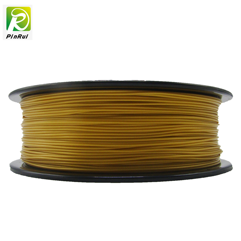 Pinrui Hohe Qualität 1kg 3D PLA Drucker Filamentgelb Gold Farbe