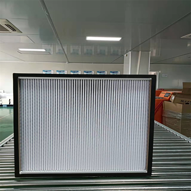 Holzrahmen benutzerdefinierte saubere Raum tiefe Falten-HVAC HEPA-Panelfilter mit stabiler Luftgeschwindigkeit