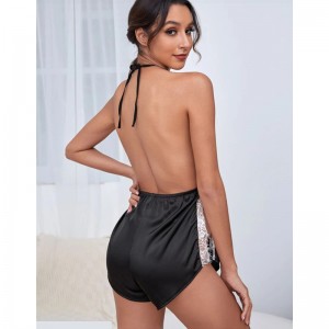 Frauen sexy Dessous Sheer See-Through Mesh Sexy Lace Pyjamas Nachthemd Uniform Versuchung Nachthemd