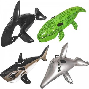 Schwarzwal-aufblasbare Float-Reihe Kinder-Schwimmring-aufblasbare Wal-Fahrt