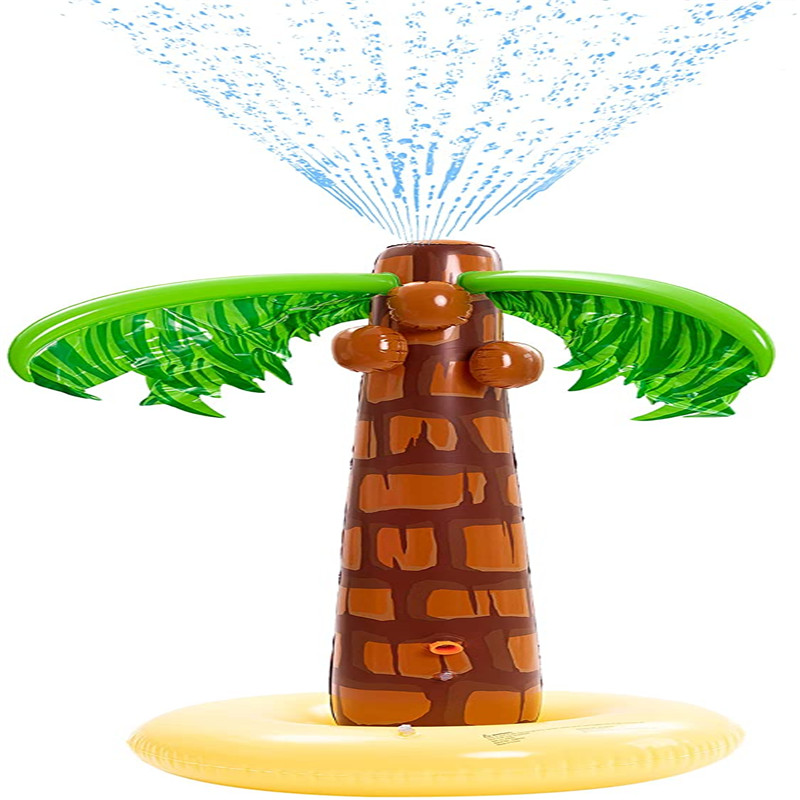 Aufblasbarer Palmenkokosnussbaumspielzeug, Float-Dekoration im Freien für Strandhintergrund
