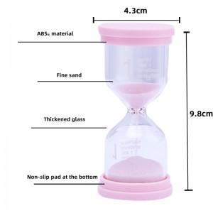 Sand Timer für Kinder, Kinderspielzeug, Bunte Timer 1/3/5/10/15/30 Minuten Klassenzimmer Timer, Sanduhrzahnbürste Timer, Sensory Spielzeug