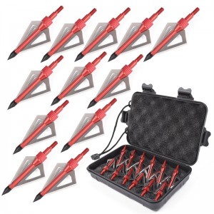 ELONGARROW 15B005 100Grain Broadhead-Pfeil-Jagd-Tipps Schraube Pfeil-Broadheads