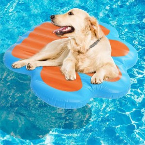 Fabrik PVC-aufblasbare schwimmende Haustierreihe für Hund, Hundefloat für Pool, aufblasbarer Aufenthalt trockener Float für Hunde