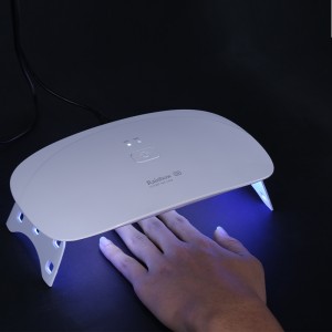 Tablette tragbare Nagelkunst Phototherapie Maschine Regenbogen 1