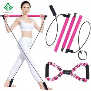 Pilates Bar Set, tragbarer Yoga -Training Pilat