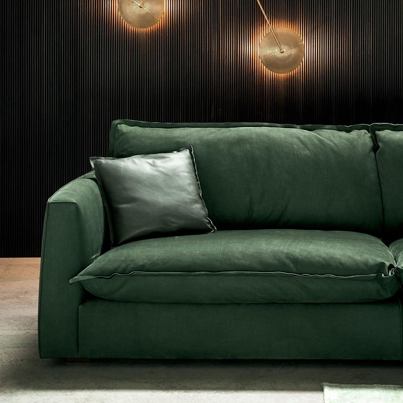 Italienisches Design Baxter moderne Luxusledersofa Sets für Wohnzimmer