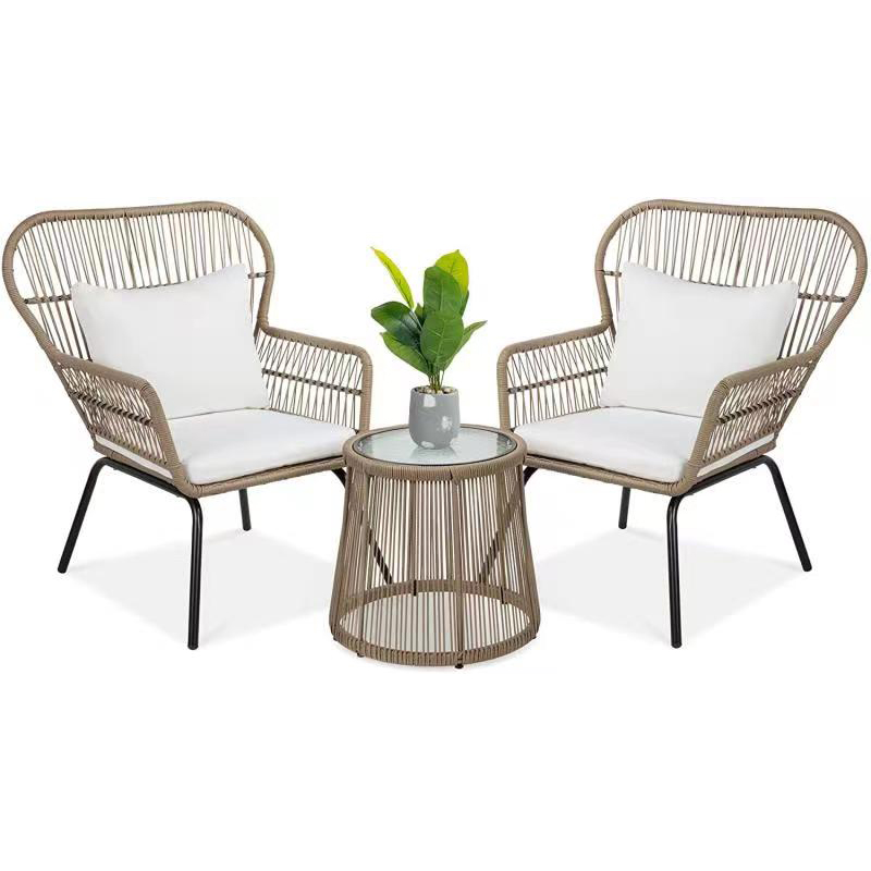 Stahl&Wicker 3pcs Sofa Set N-004