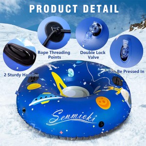 Winter Outdoor Eltern-Kind-Spielzeug verdickter kaltresistenter Raum aufblasbare Schneerohr