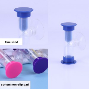 Mini -Sandglas für Duschtimer/teeth Pinsel -Timer mit Saugnapfbecher