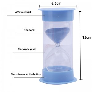 Amazon Hot Sale 30 Minuten grüner Plastikdekorationen Sanduhrglas 1 Minute Sandtimer 3 min Spiel Sandglas Fabrik Heiße Verkauf 15 30 60 Minuten Geschenk Buntes Souvenir Set Glas Sandtimer Design Sandglas