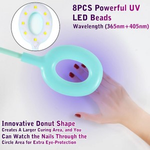 M&r 102 Cordless LED -Nagellampe&16W Fluoreszenzlampe