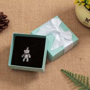 Schmuck High-End Ring Box Bowknot Box kleines Armband Ohrringbox Schmuckschatulle