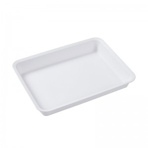 Rosa rechteckige Form kundenspezifische Silikon -Lebensmittelfruchtpfanne