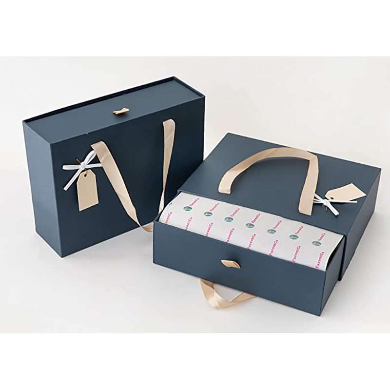 Parentco Gift Box- Gegenwart Box mit Deckelrutsche Out-Elegant Small Gift Box- Wiederverwendbare Geschenkbox für Geschenke, Hochzeit, Jubiläum, Babyparty, Pralinen&mehr- leicht zu öffnen&close- dunkelblau