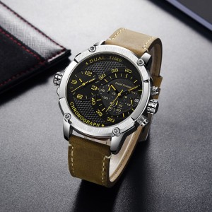 Danlei Gorman RM220 Watch Top Luxusmarken wasserdichte Sportuhr Quarz Quarz Militär Leather Dropship Dropshipping