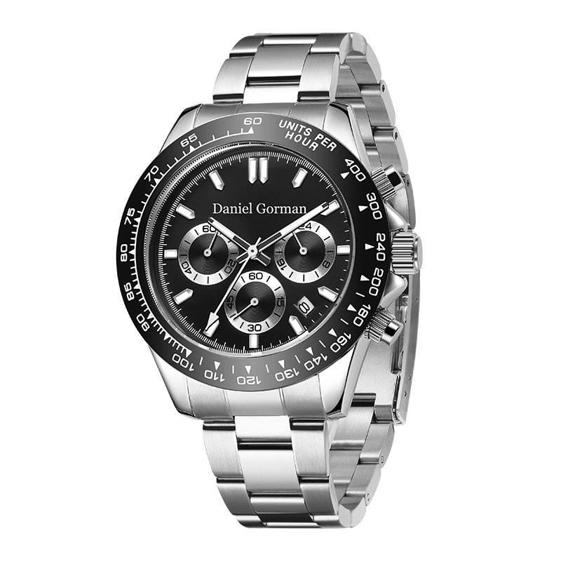 Daniel Gorman Marke Wholesales Gurt Luxus Herren Uhren leuchtend 30m wasserdichte Chronograph Quart Uhren Männer WRISTRM220428