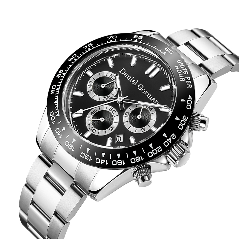 Daniel Gorman Marke Wholesales Gurt Luxus Herren Uhren leuchtend 30m wasserdichte Chronograph Quart Uhren Männer WRISTRM220428