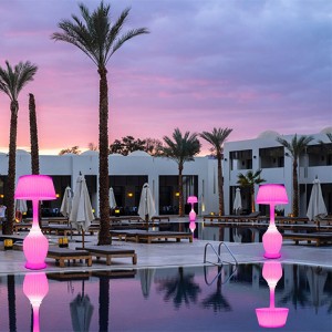 Morden Style Floor Light Multicolor Smart Lautsprecher Stöber Lampe Home Stehlampe mit Batterie