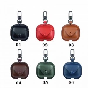 Geeignet für Apple Airpods Pro 3 -Schutzhülle, Bluetooth -Wireless Headset Box, Speicherbox -Schutzhülle, vollständig bedeckt und kratzfest, italienisches Lederbraun