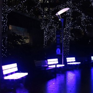 16 Farben LED -Möbel wasserdichte Gartenbänke wiederaufladbarer Lithiumbatterie -Outdoor -LED -Stuhl im Freien