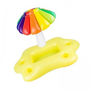 Aufblasbarer Getränkebassenhalter, Cloud -Getränke schwimmt für Schwimmbadparty und Wasserspaß Dekorationen Sommer Beach Freizeitbecher Flaschenhalter für Erwachsene Kinder