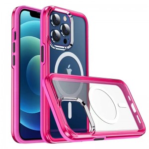 Geeignet für iPhone 13 Magentic Case, transparentes magnetisches Design Wireless Quick Lading Protective Case