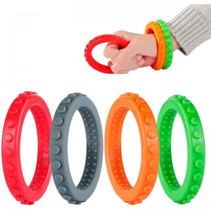 Sichere und umweltfreundliche Baby-Teether-Ringe