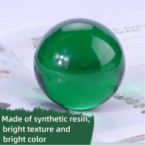 Bulk 40 50 mm fest runde transparente kleine Jonglier rot blau durchscheinende Kugeln Kugeln Acrylkristallkugel Perle