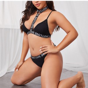 Liebesbrief Bandgurt sexy Dessous Set